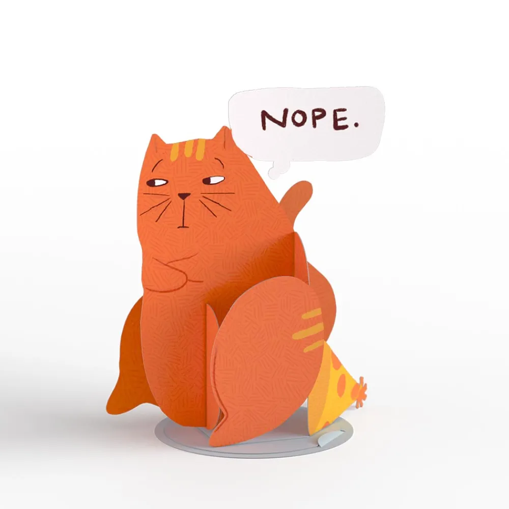 Lovepop Greeting Cards|Birthday|Cats Don't Care Birthday: PopPals™ Card