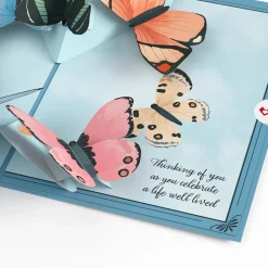 Lovepop Greeting Cards|Sympathy|Celebration of Life Sympathy Butterflies Pop-Up Card