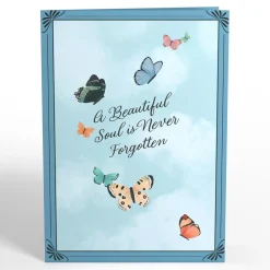 Lovepop Greeting Cards|Sympathy|Celebration of Life Sympathy Butterflies Pop-Up Card