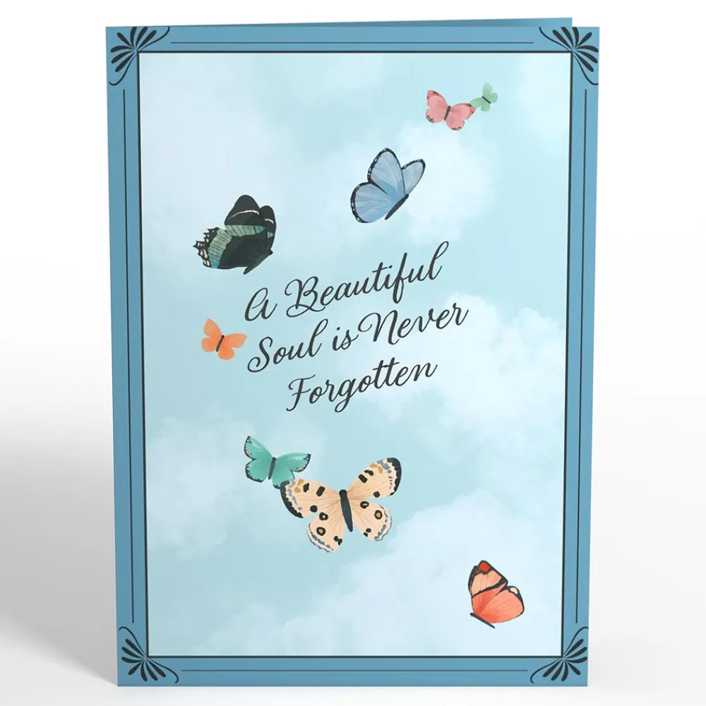 Lovepop Greeting Cards|Sympathy|Celebration of Life Sympathy Butterflies Pop-Up Card
