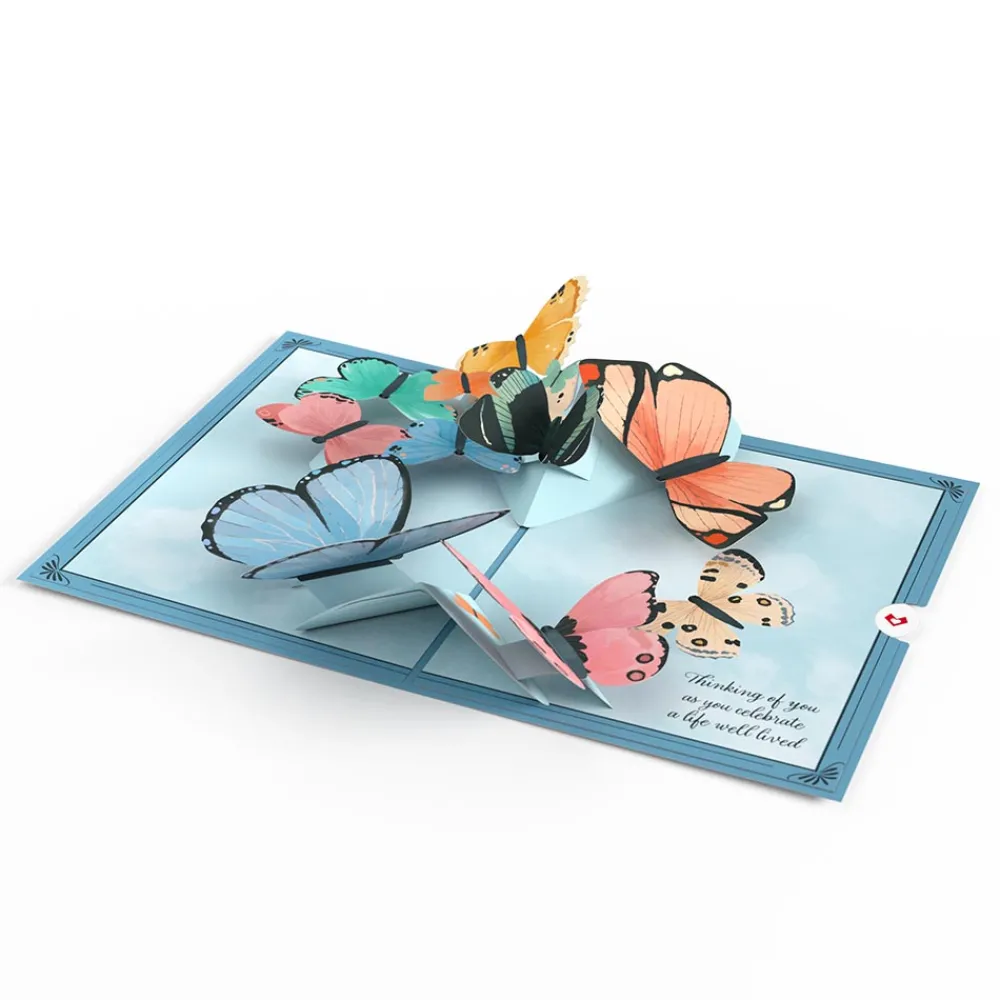 Lovepop Greeting Cards|Sympathy|Celebration of Life Sympathy Butterflies Pop-Up Card