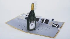 Lovepop Greeting Cards|Birthday|Champagne Celebration Pop-Up Card