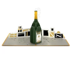 Lovepop Greeting Cards|Birthday|Champagne Celebration Pop-Up Card