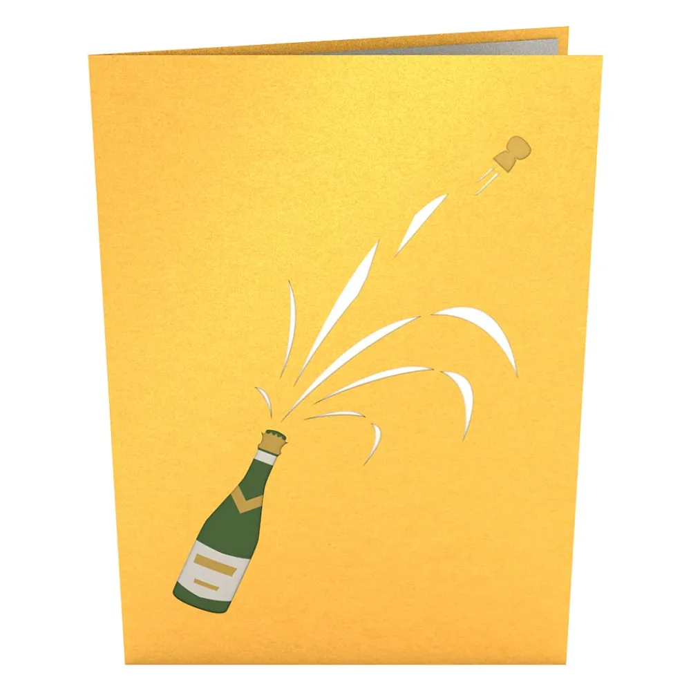 Lovepop Greeting Cards|Birthday|Champagne Celebration Pop-Up Card