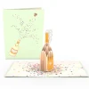 Lovepop Greeting Cards|Birthday|Champagne Pop Pop-Up Card