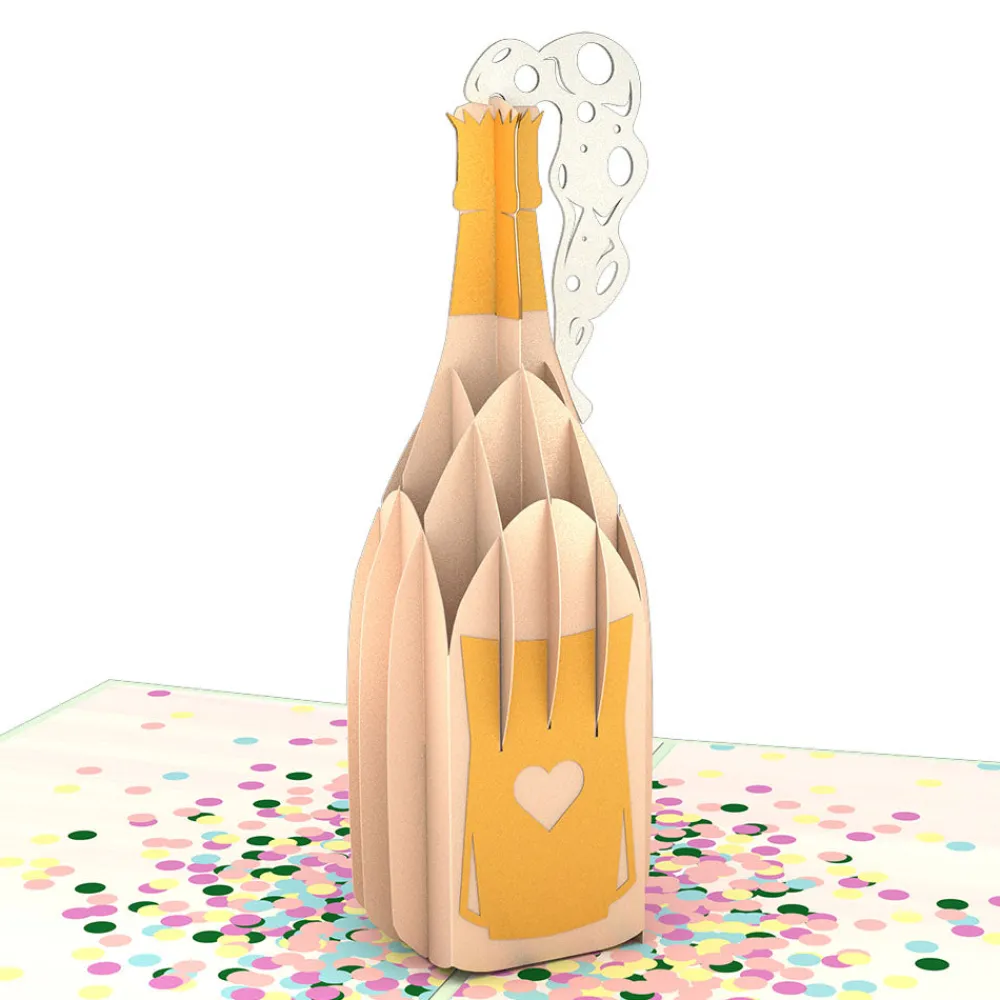 Lovepop Greeting Cards|Birthday|Champagne Pop Pop-Up Card