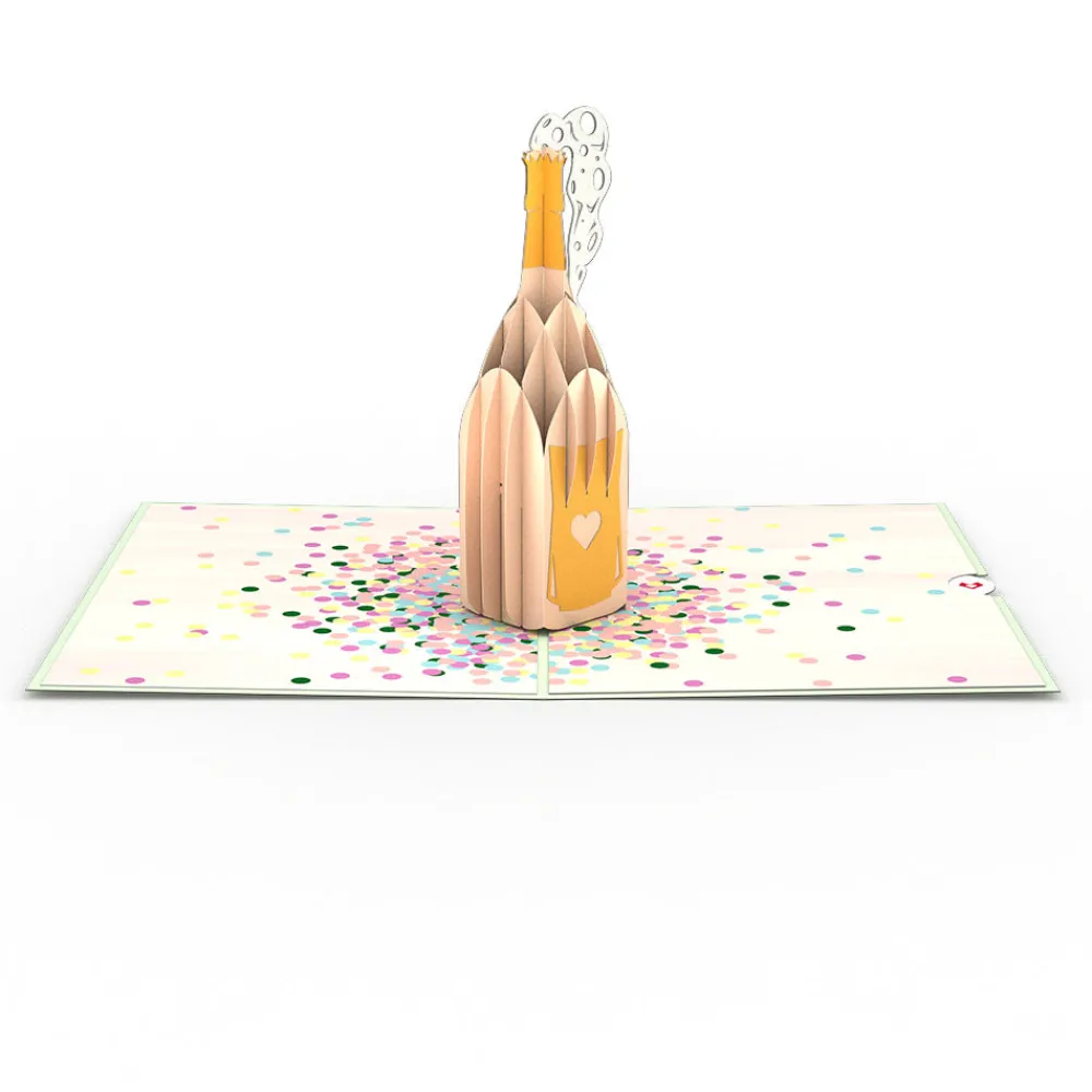 Lovepop Greeting Cards|Birthday|Champagne Pop Pop-Up Card