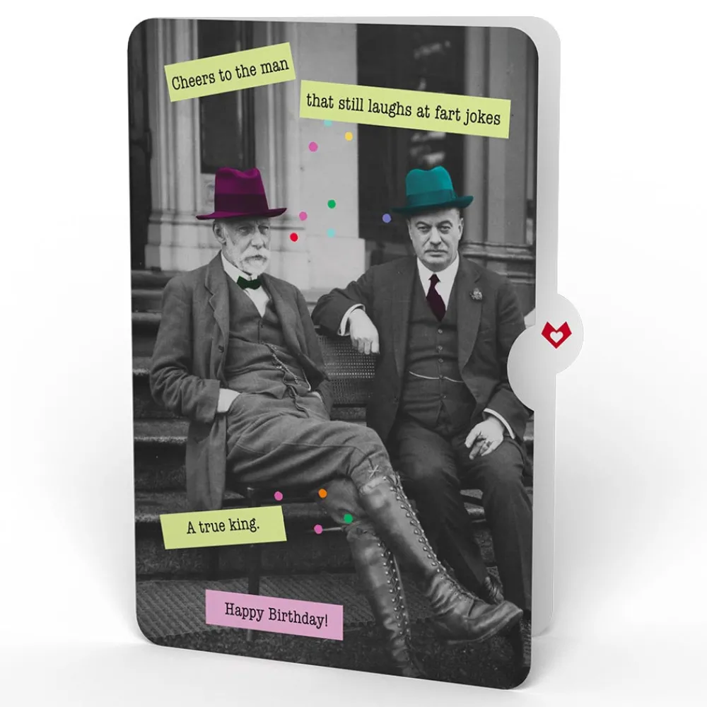 Lovepop Birthday|Champagne Toast Birthday Pop-Up Card and Sentiment Set for Any Man