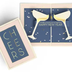 Lovepop Greeting Cards|New Year 1/1|Cheers Happy New Year Pop-Up Card