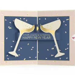 Lovepop Greeting Cards|New Year 1/1|Cheers Happy New Year Pop-Up Card