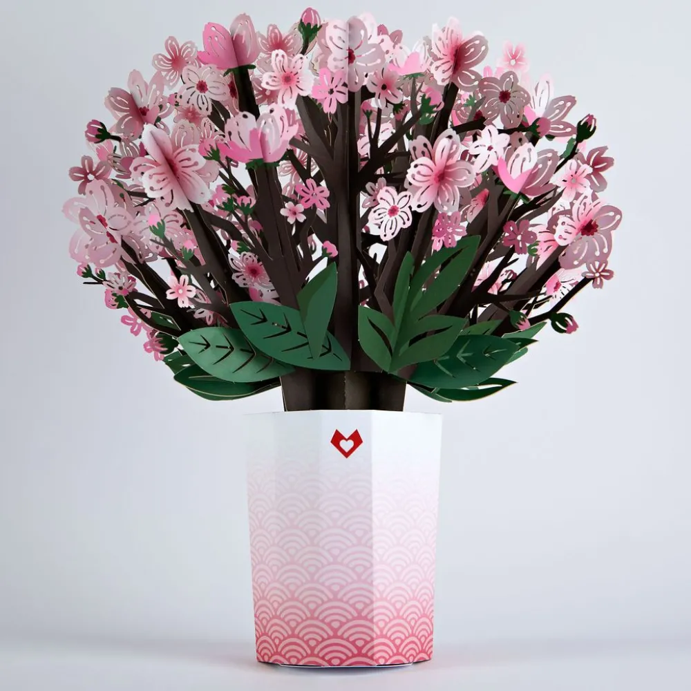 Lovepop Pop-Up Bouquets|Card & Gift Bundles|Cherry Blossom & Lily Bloom Bundle