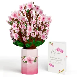 Lovepop Mom|Her|Cherry Blossom Birthday Bouquet and Sentiment Set for Mom