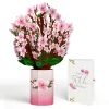 Lovepop Pop-Up Bouquets|Cherry Blossom 50th Birthday Bouquet and Sentiment Set