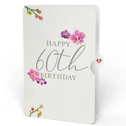 Lovepop Pop-Up Bouquets|Cherry Blossom 60th Birthday Bouquet and Sentiment Set