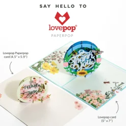 Lovepop Value Packs|Thank You|Cherry Blossom Thank You Box Set (12-Pack): Paperpop® Card