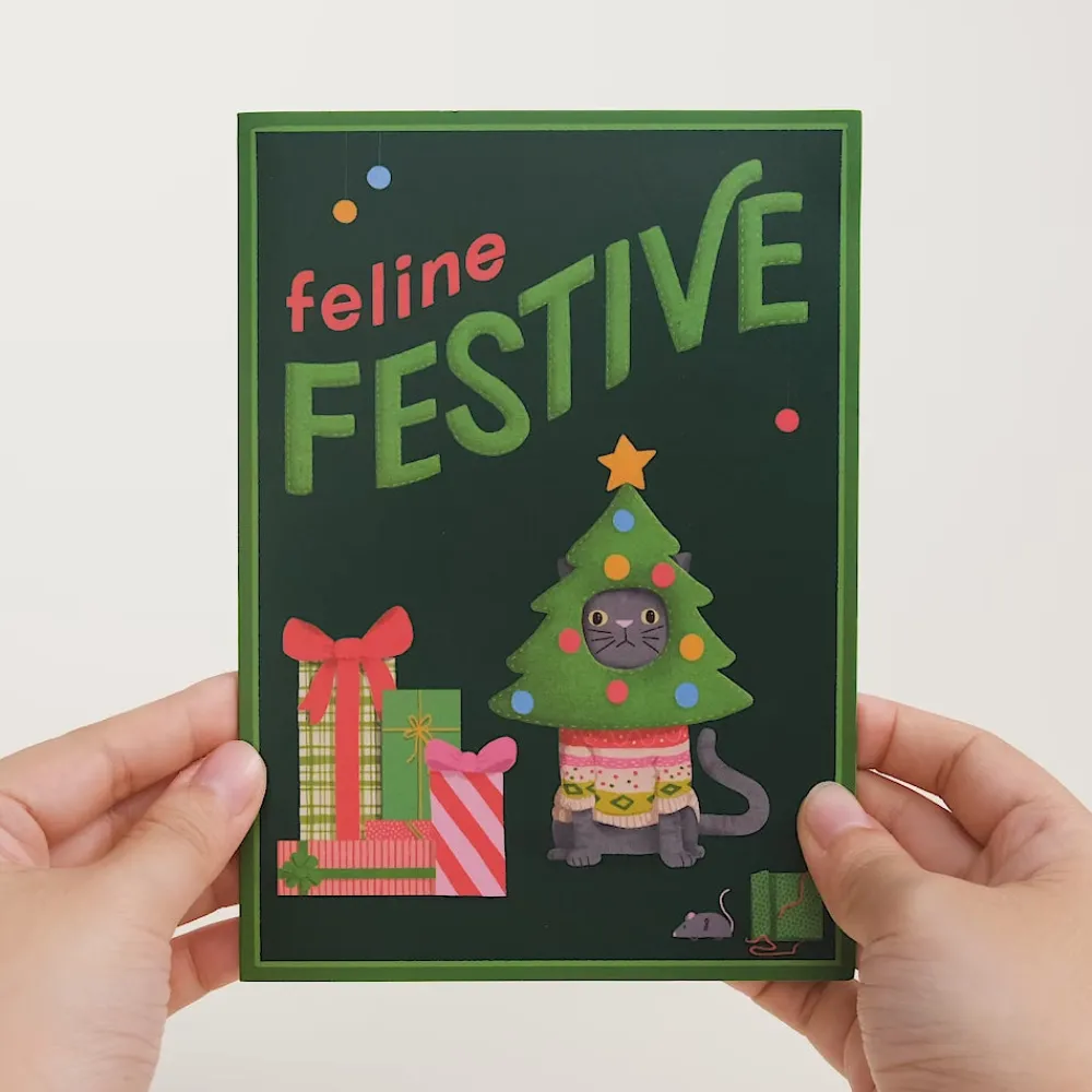 Lovepop Greeting Cards|Christmas 12/25|Christmas Cat Stockings Pop-Up Card