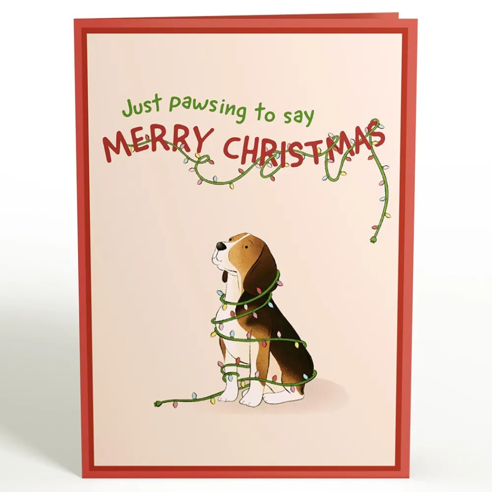 Lovepop Greeting Cards|Christmas 12/25|Christmas Dog Stockings Pop-Up Card