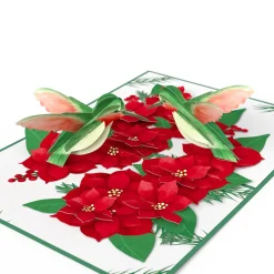 Lovepop Christmas 12/25|Christmas Hummingbirds Pop-Up Card