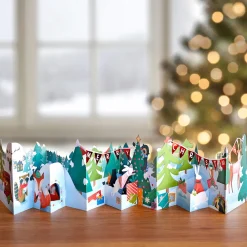 Lovepop Decor|Christmas 12/25|Christmas Loooooong Card™ 3-Pack (Expands to 2 feet)