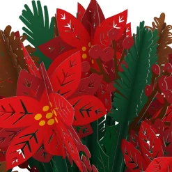 Lovepop Pop-Up Bouquets|Christmas 12/25|Christmas Poinsettia Bouquet