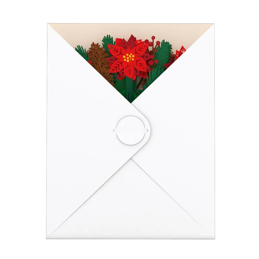 Lovepop Pop-Up Bouquets|Christmas 12/25|Christmas Poinsettia Bouquet