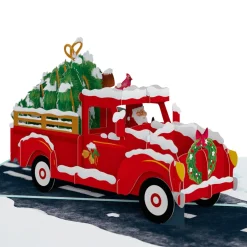 Lovepop Greeting Cards|Christmas 12/25|Christmas Truck Pop-Up Card