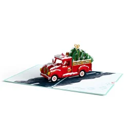 Lovepop Greeting Cards|Christmas 12/25|Christmas Truck Pop-Up Card