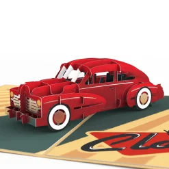 Lovepop Birthday|Dad|Classic Car Birthday Pop-Up Card and Sentiment Set for Dad