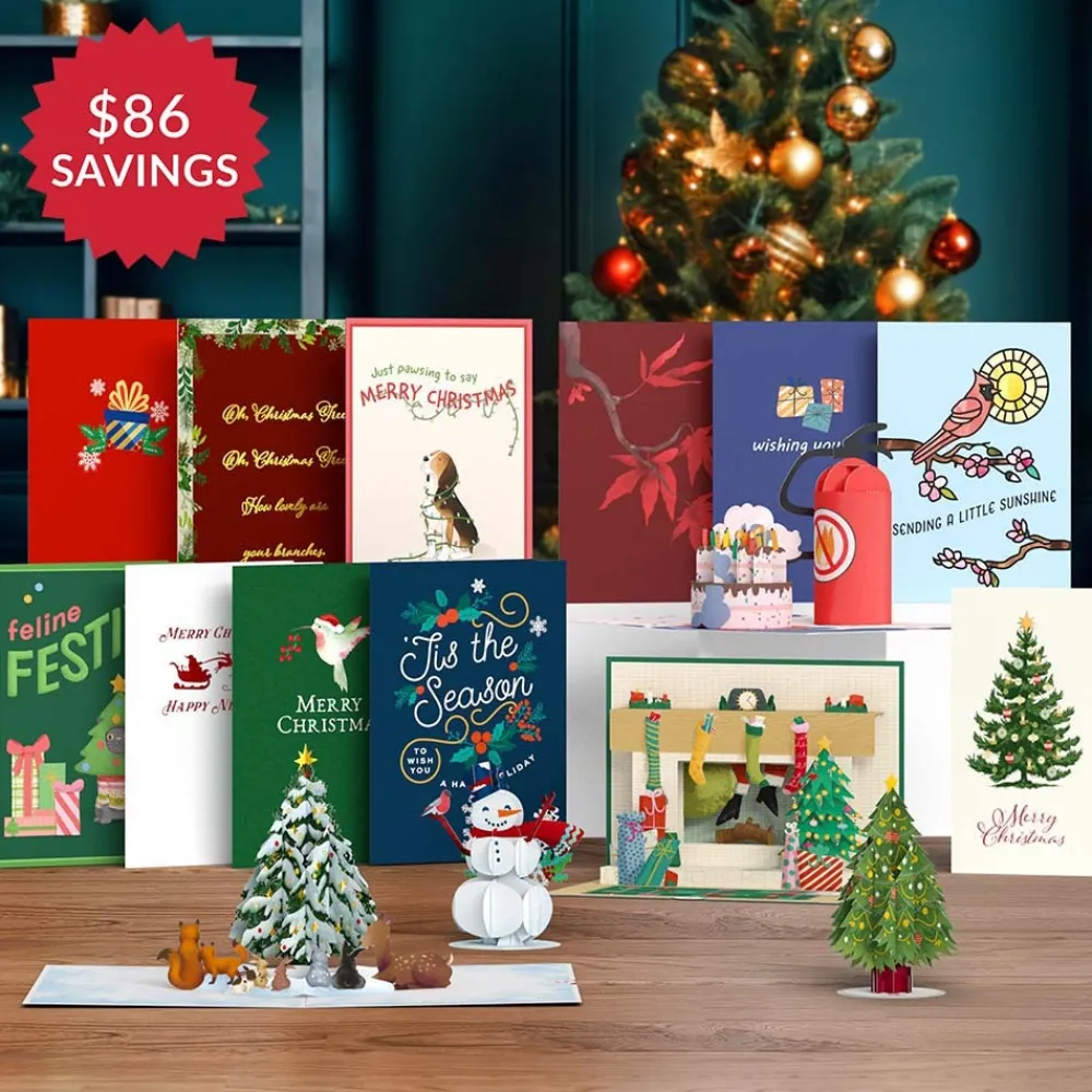 Lovepop Value Packs|Pop-Up Stickers|Classic Christmas & Everyday Favorites Super Pack