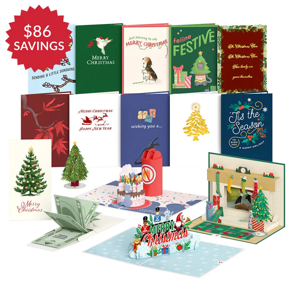 Lovepop Value Packs|Pop-Up Stickers|Classic Christmas & Everyday Favorites Super Pack