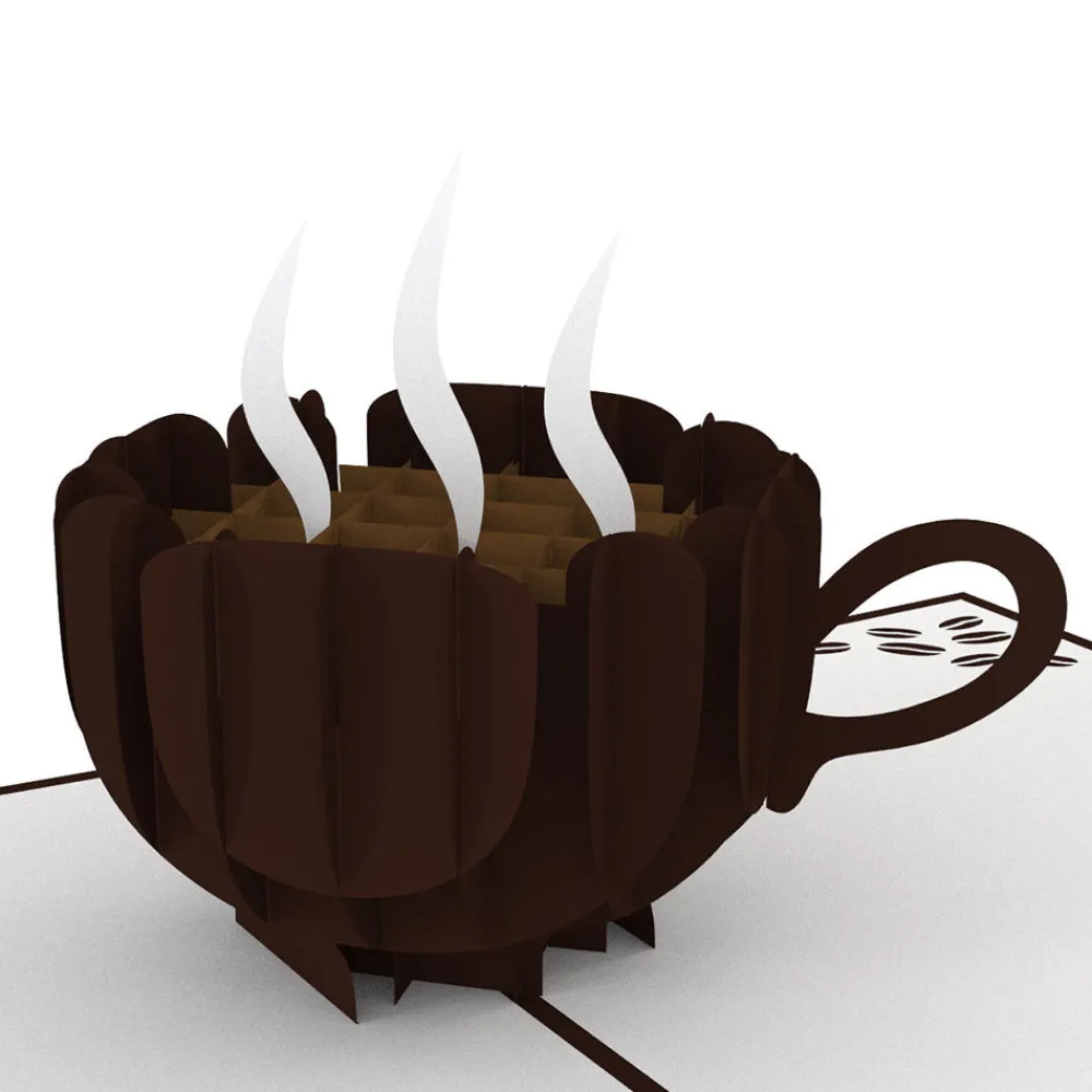 Lovepop Greeting Cards|Just Because|Coffee Cup Pop-Up Card