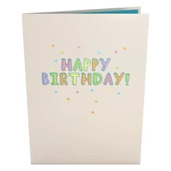 Lovepop Birthday|Kids|Confetti Birthday Cake Slice Pop-Up Card