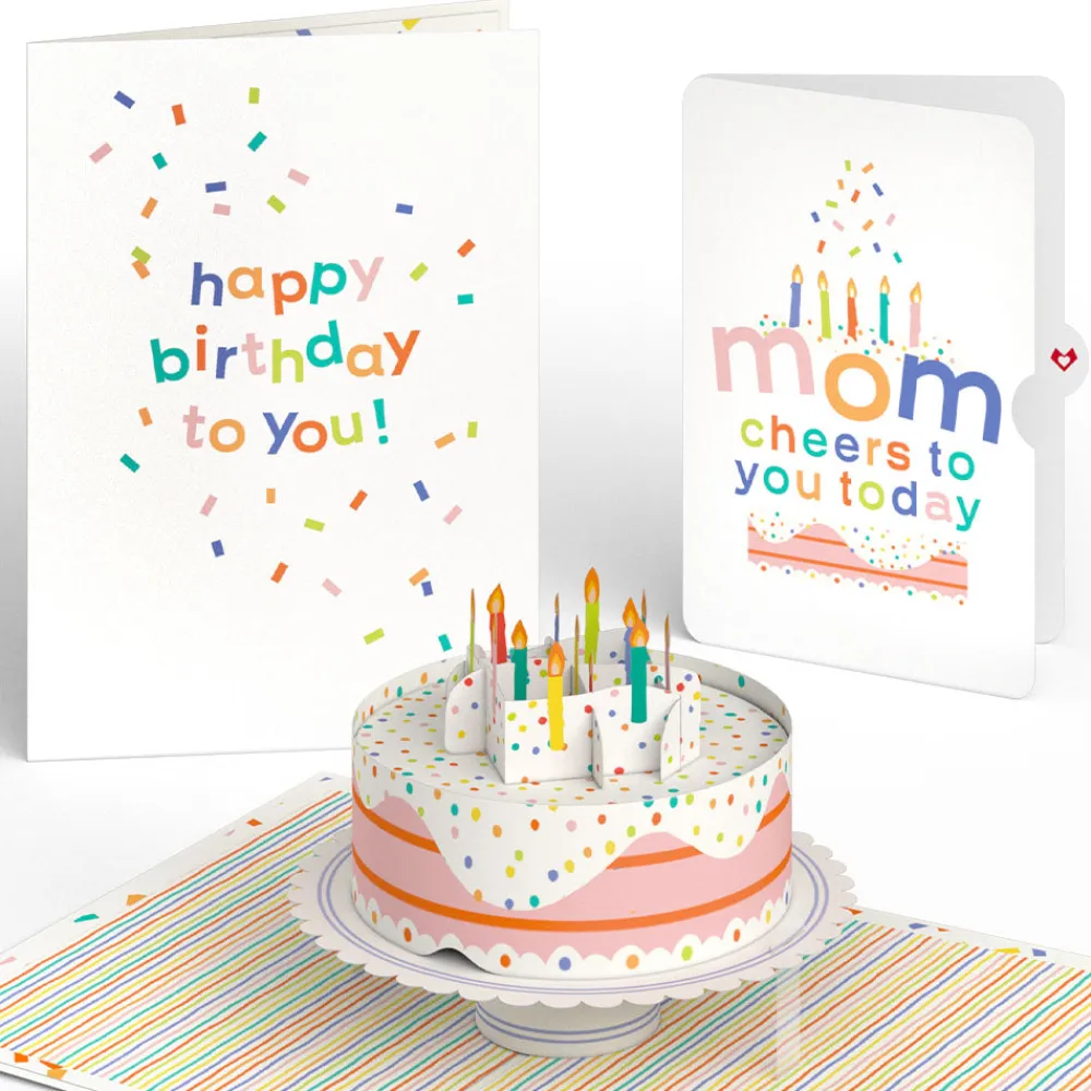 Lovepop Birthday|Mom|Confetti Cake Birthday Pop-Up Card and Sentiment Set for Mom