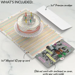 Lovepop Birthday|Confetti Cake Birthday Pop-Up Card and A Mid-life Crisis Sports Car Sentiment Set