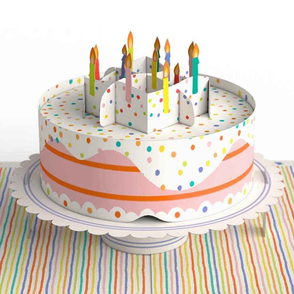 Lovepop Birthday|Confetti Cake Birthday Pop-Up Card and Survive Another Year of Adulting Sentiment Set