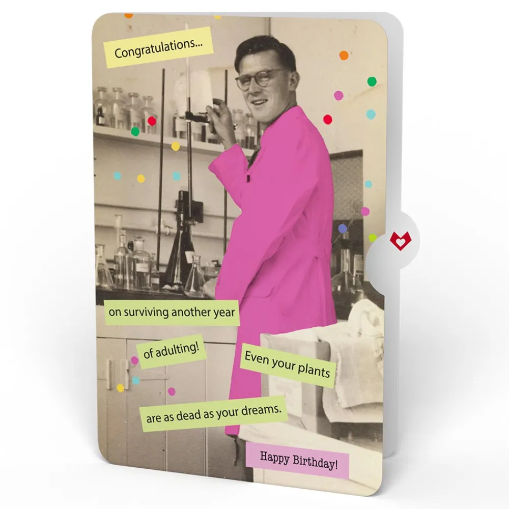 Lovepop Birthday|Confetti Cake Birthday Pop-Up Card and Survive Another Year of Adulting Sentiment Set