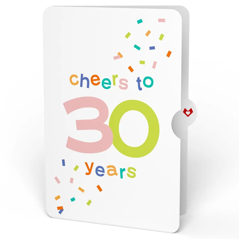 Lovepop Birthday|Confetti Cake 30th Birthday Pop-Up Card and Sentiment Set
