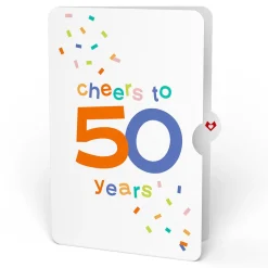 Lovepop Birthday|Confetti Cake 50th Birthday Pop-Up Card and Sentiment Set