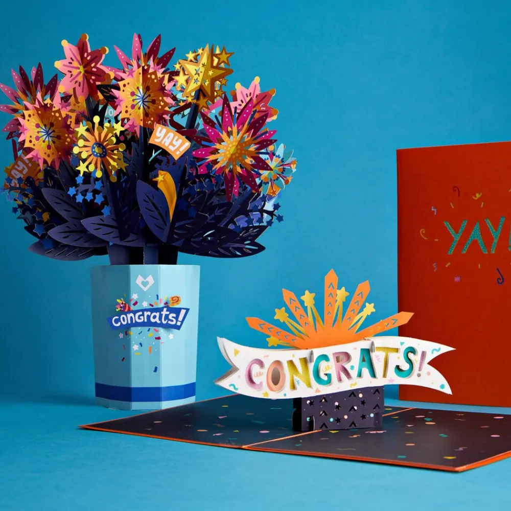 Lovepop Pop-Up Bouquets|Card & Gift Bundles|Congrats Bundle