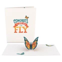 Lovepop Congratulations|Graduation|Congrats Butterfly: Paperpop® Card