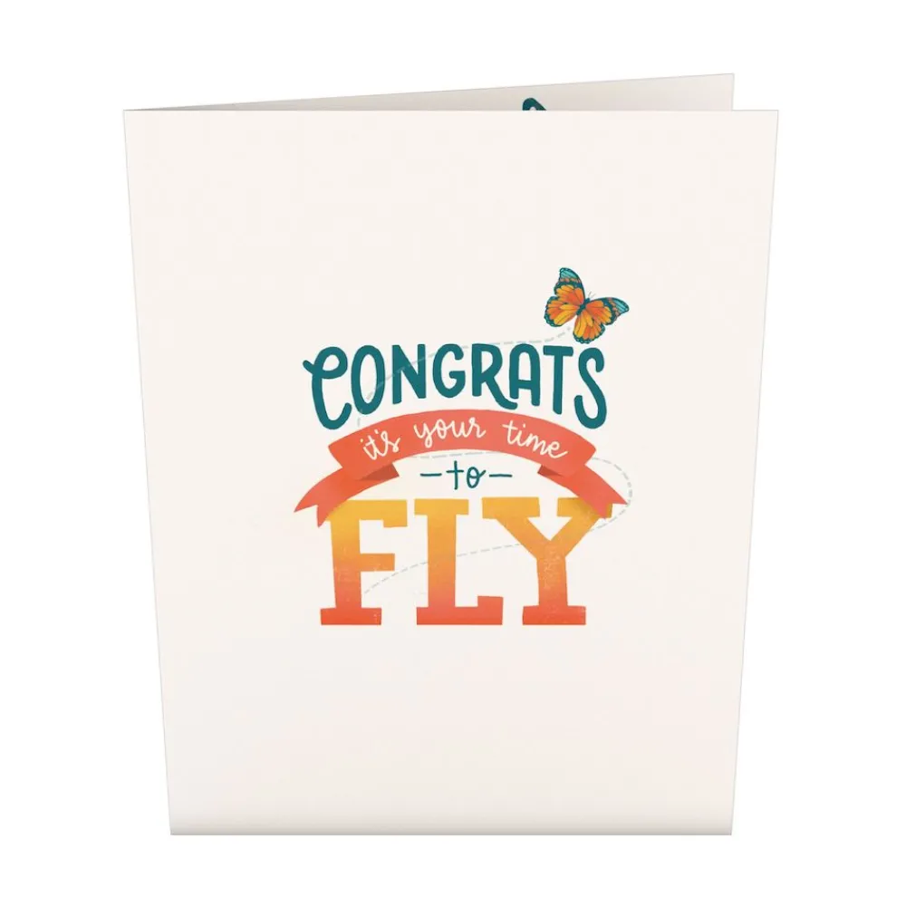 Lovepop Congratulations|Graduation|Congrats Butterfly: Paperpop® Card