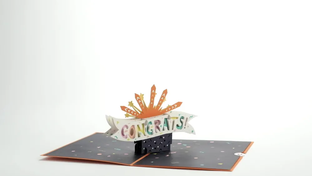 Lovepop Congratulations|Graduation|Congrats Explosion Pop-Up Card