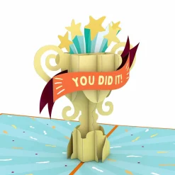 Lovepop Greeting Cards|Congratulations|Congrats Trophy Pop-Up Card