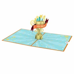 Lovepop Greeting Cards|Congratulations|Congrats Trophy Pop-Up Card
