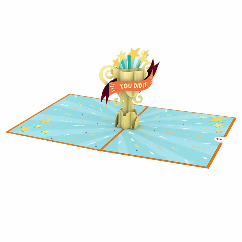 Lovepop Greeting Cards|Congratulations|Congrats Trophy Pop-Up Card