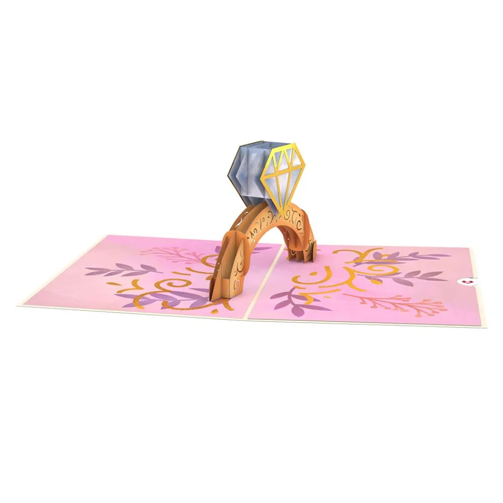 Lovepop Congratulations|Wedding|Congratulations Engagement Ring Pop-Up Card