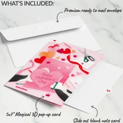 Lovepop Greeting Cards|Valentine'S Day 2/14|Crafty Cat Valentine’s Day Surprise Pop-Up Card