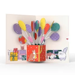 Lovepop Birthday|Curious Cats Birthday Pop-Up Card