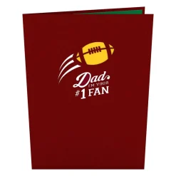 Lovepop Father'S Day 6/15|Dad|Dad's Touchdown Pop-Up Card