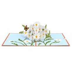 Lovepop Greeting Cards|Just Because|Daisies with Monarch Butterfly Pop-Up Card